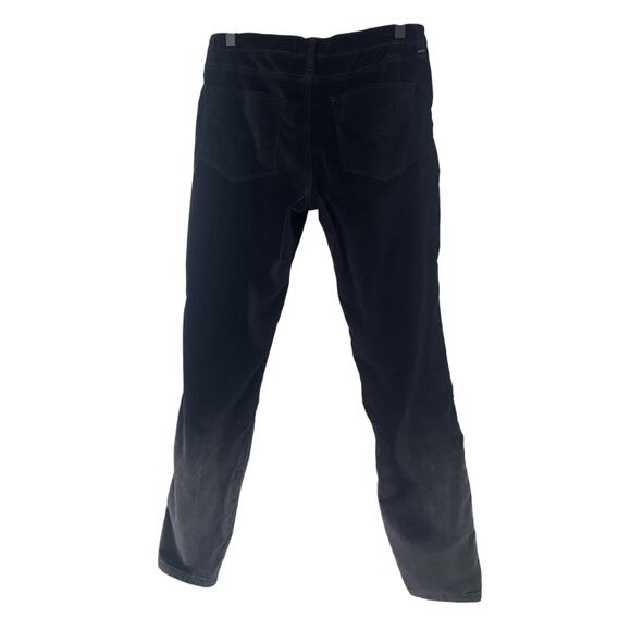 Hudson Nico Ombre Black to Gray Velvet Mid Rise Super Skinny Pant sz 29 - Picture 2 of 8